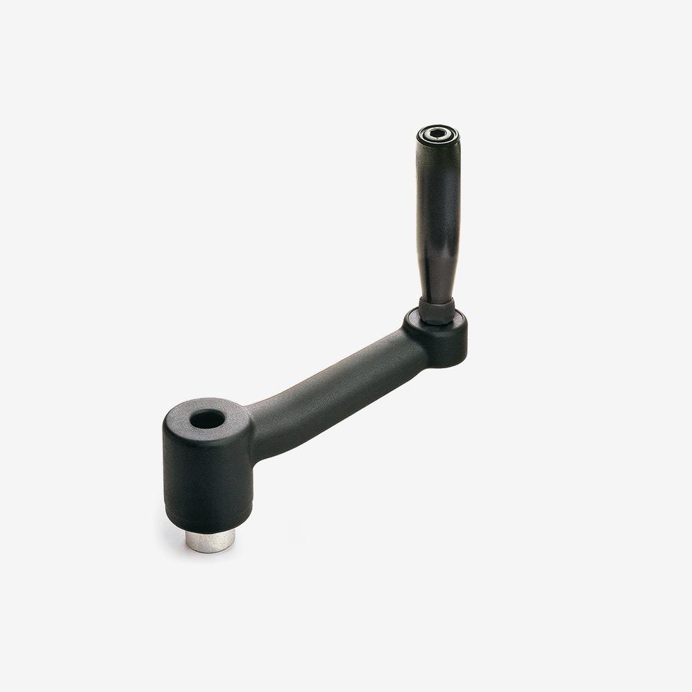 Volantino Pieghevole Per Tornio - 125 Mm, Impugnatura Girevole, Foro 12 Mm, Plastica Resistente - Foto 5