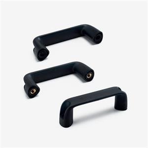 Rounded u-handle with thru-hole or threaded brass insert