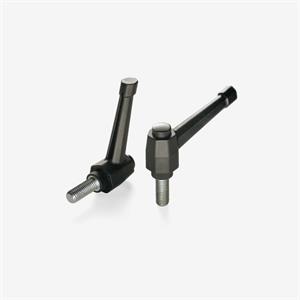 Ratchet handle with adjusting button male, steel insert